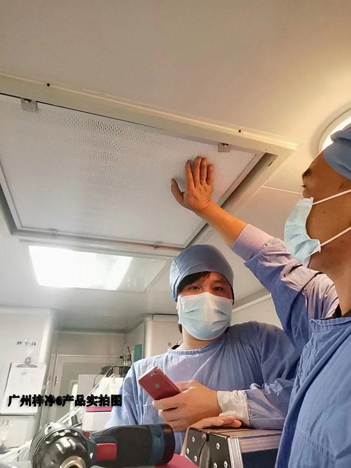 高效過濾器更換現場實拍圖